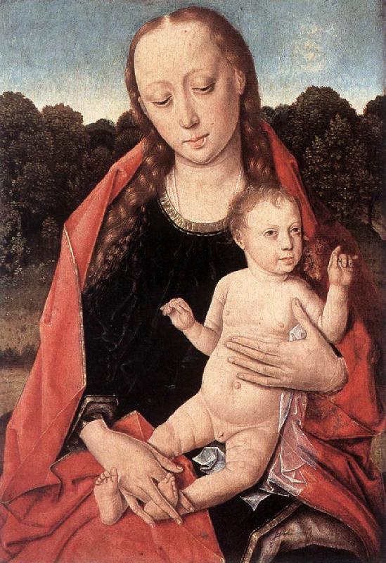 Dieric Bouts The Virgin and Child Panel oil painting picture